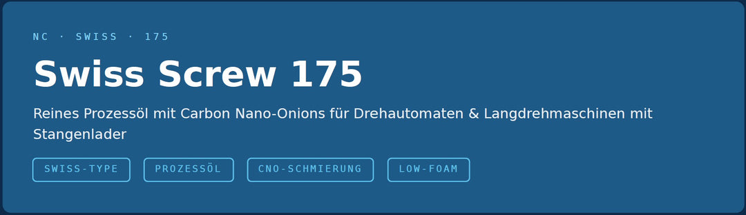 NanoCoolant I Swiss Screw 175 Banner
